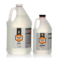 Two containers, one labeled as  1 gal resin and the other as 0.5 gal hardener, an epoxy resin  1.5 gallon kit.